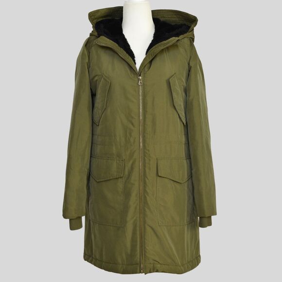 GAP Women's PrimaLoft® luxe parka Green Size S - Picture 1 of 10
